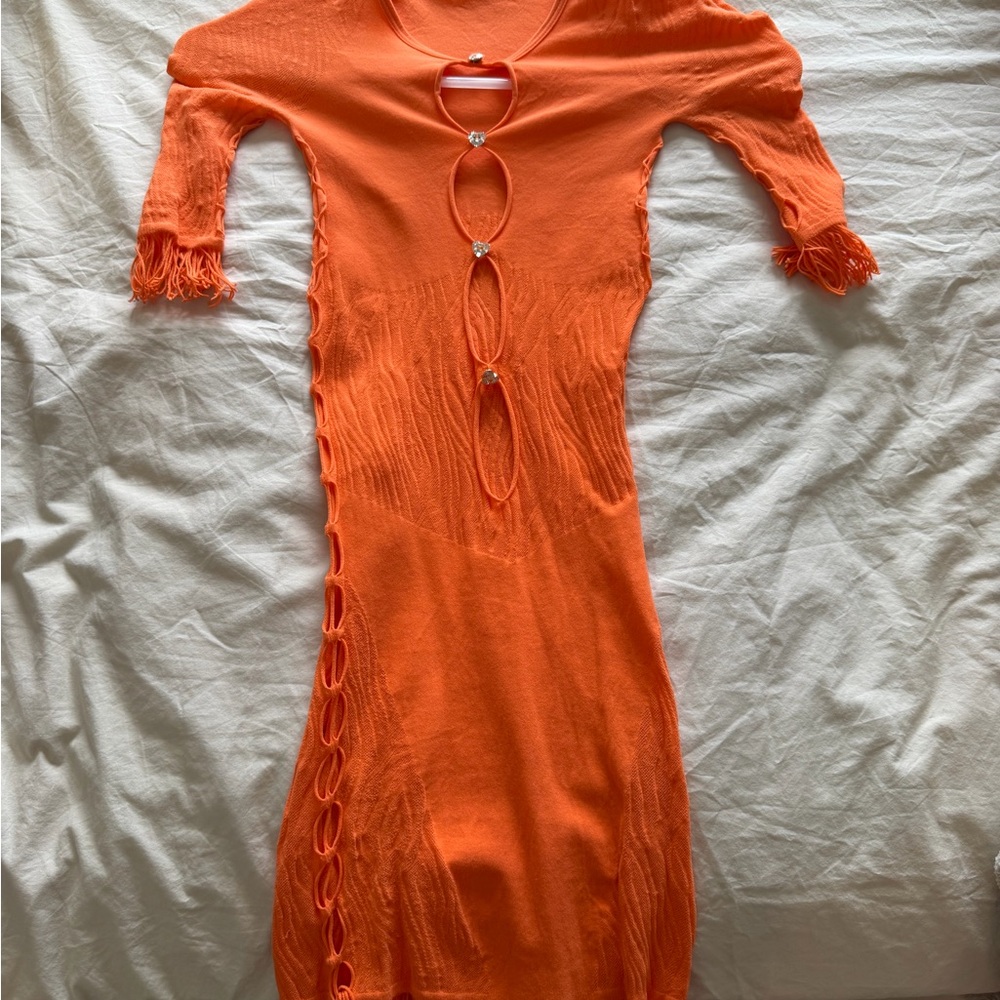 Poster Girl Orange Dress